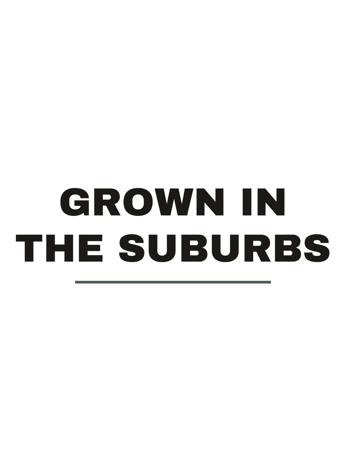 Grown In The Suburbs print file