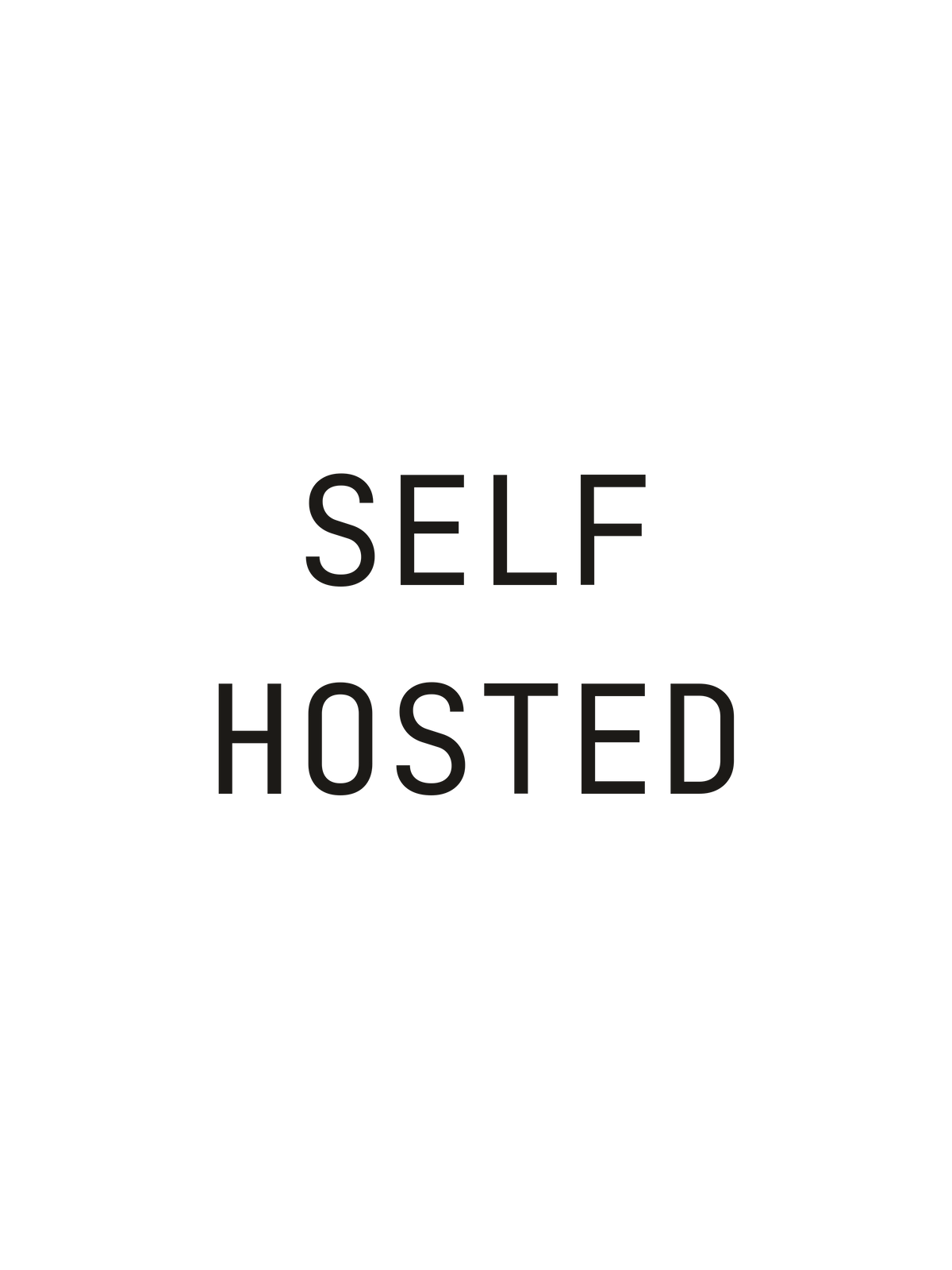 Self Hosted print file