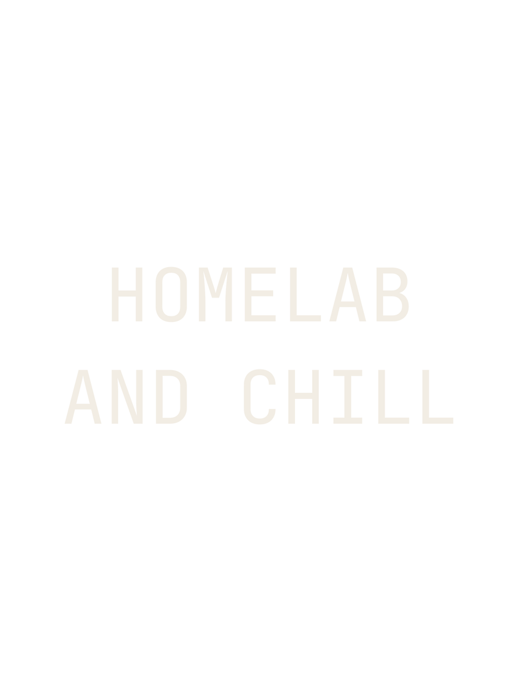 Homelab And Chill