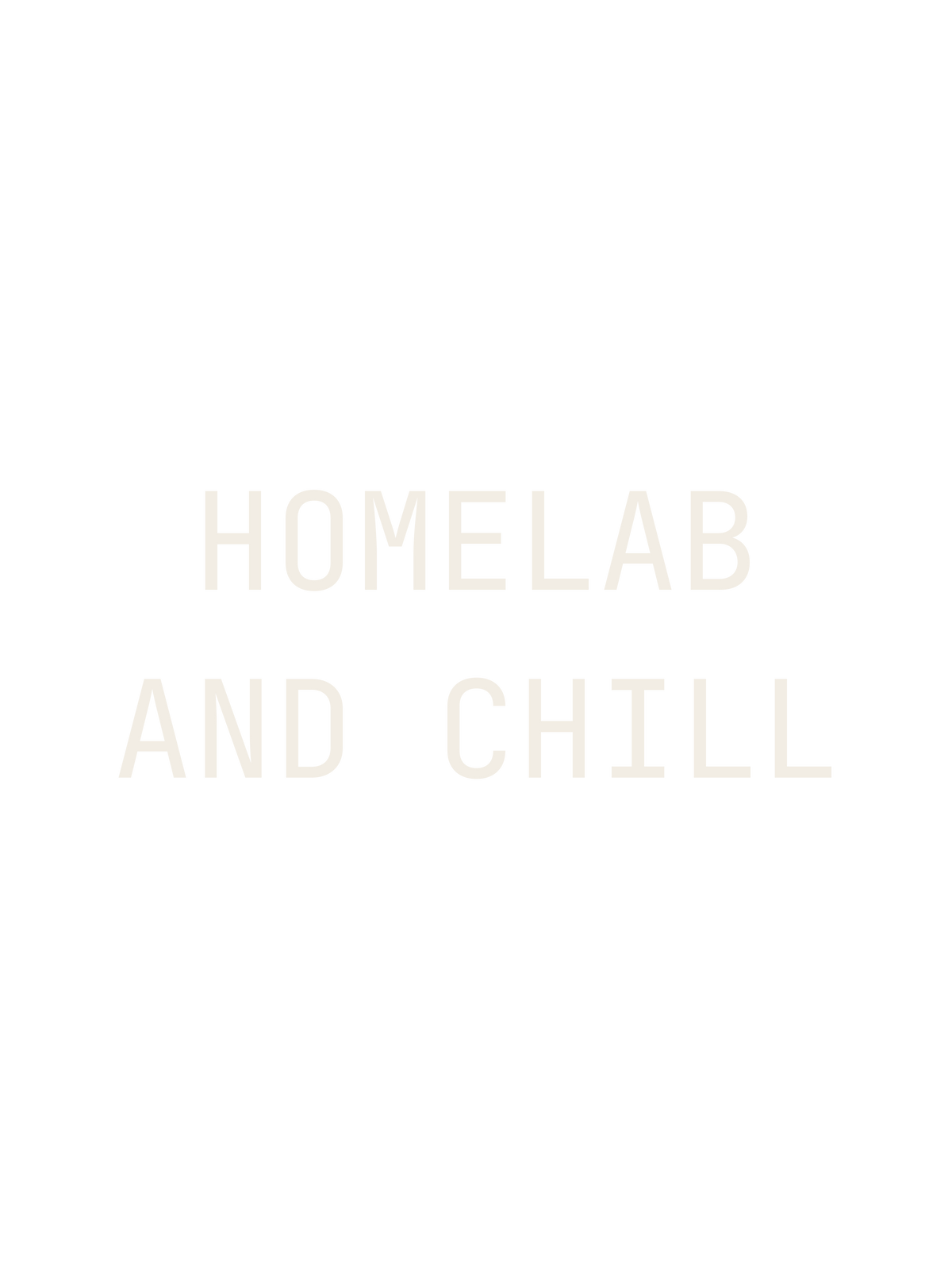 Homelab And Chill