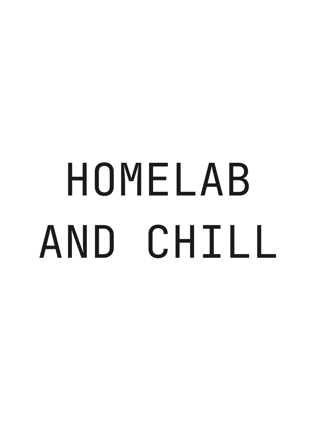 Homelab And Chill print file