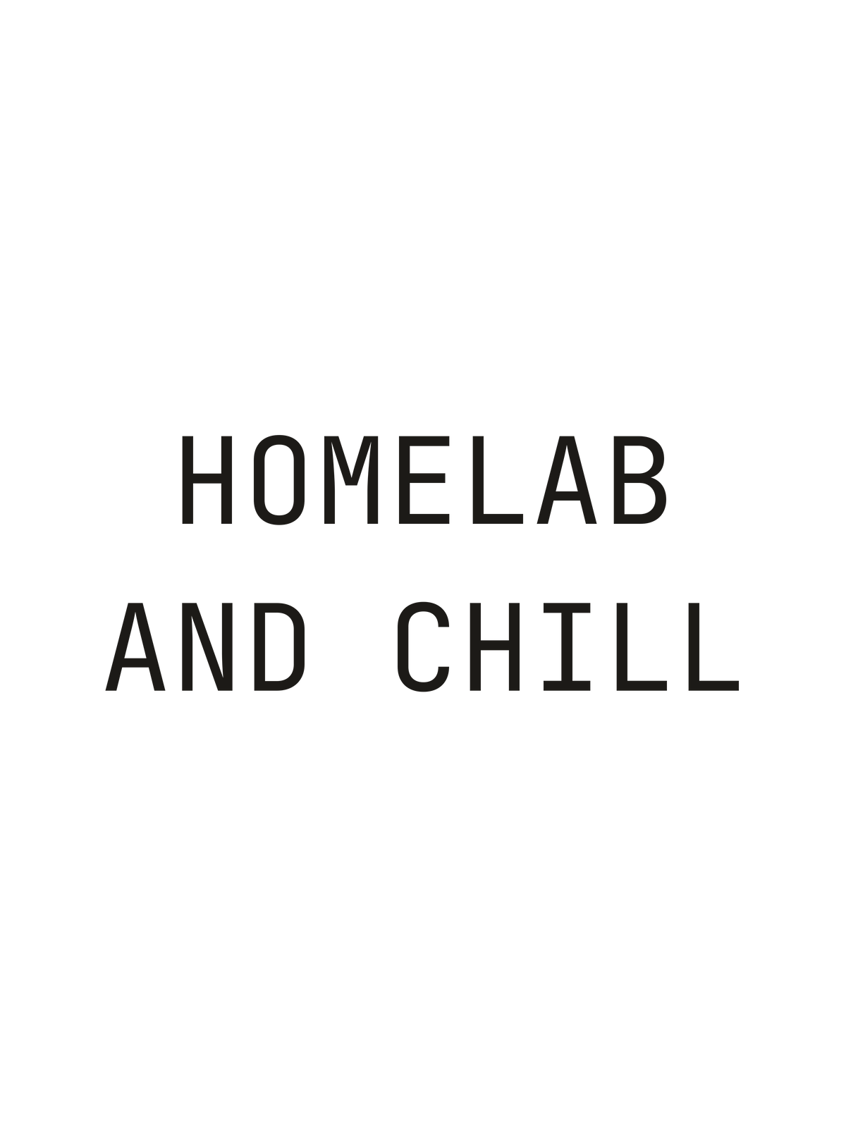 Homelab And Chill print file