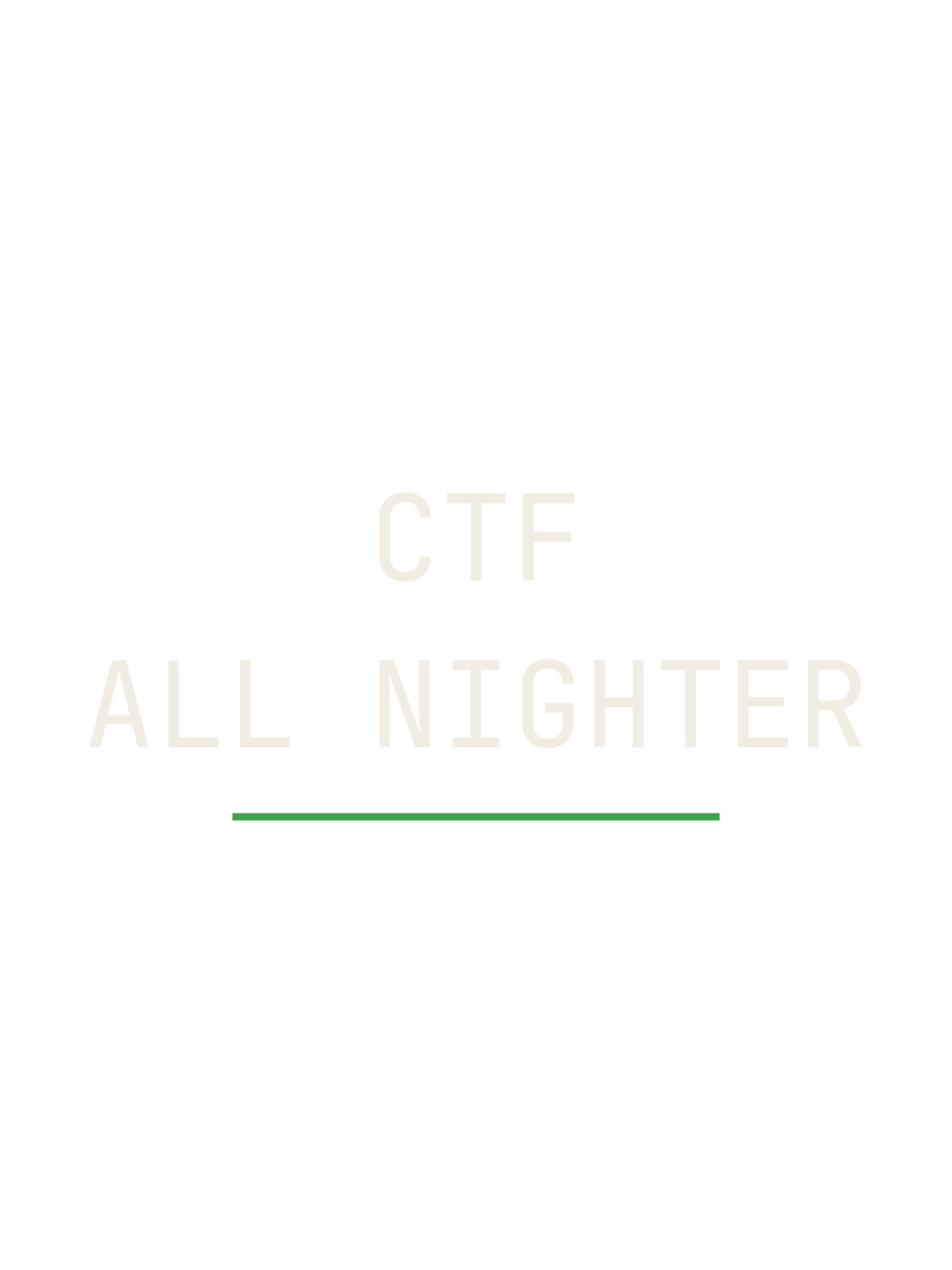 CTF All Nighter