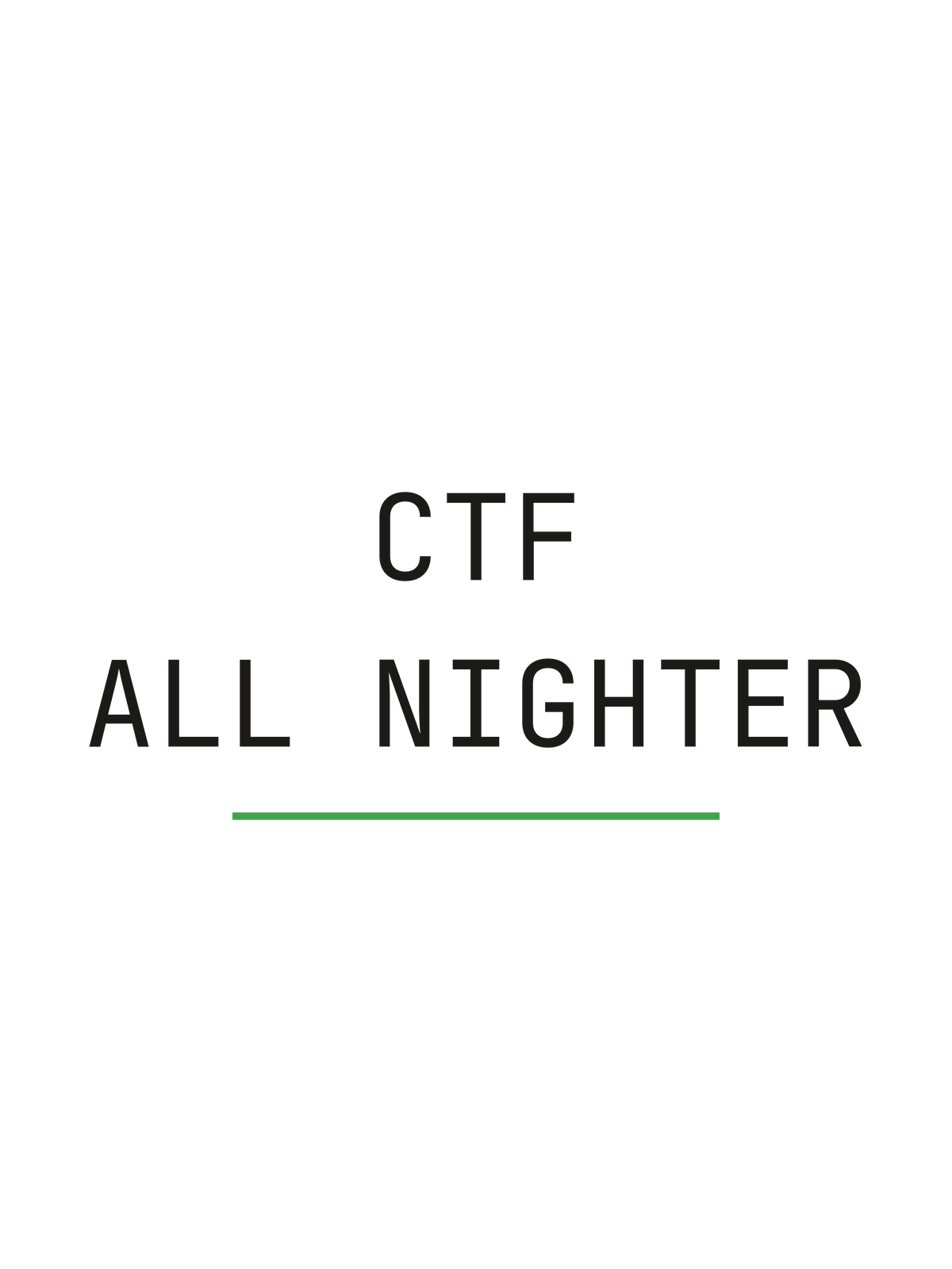 CTF All Nighter print file